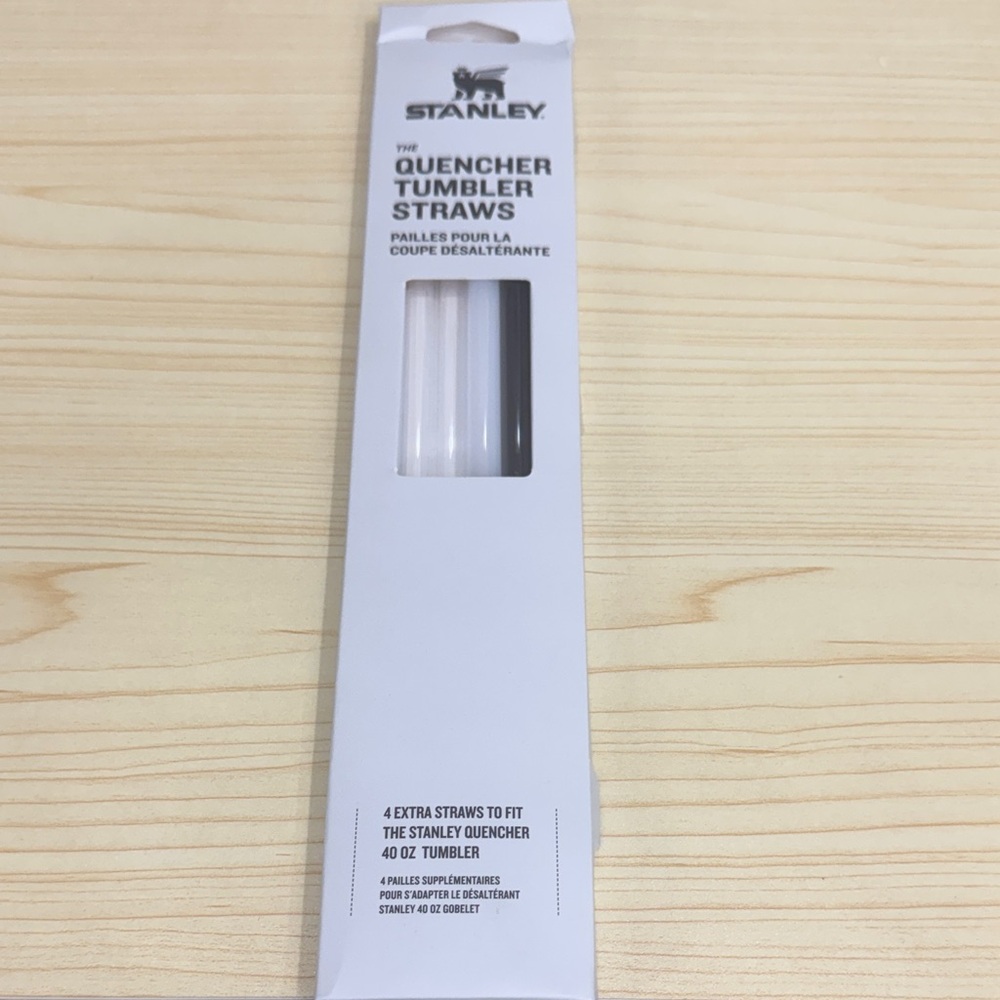 Stanley Quencher Tumbler Straws - White